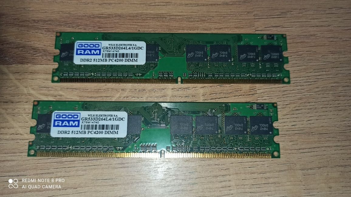 Pamięć Ram 1gb 1 ddr2