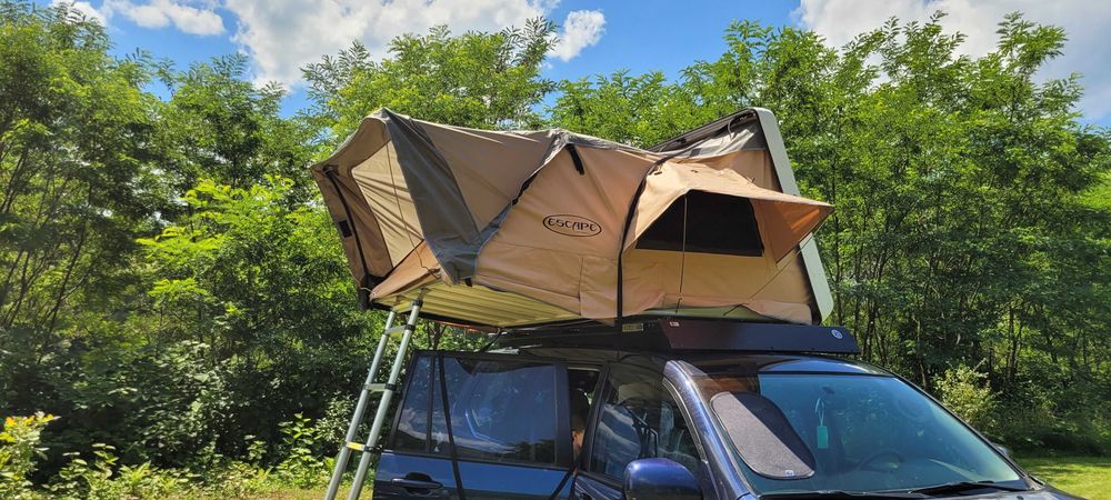 Namiot dachowy Wynajem Wild camp  Escape