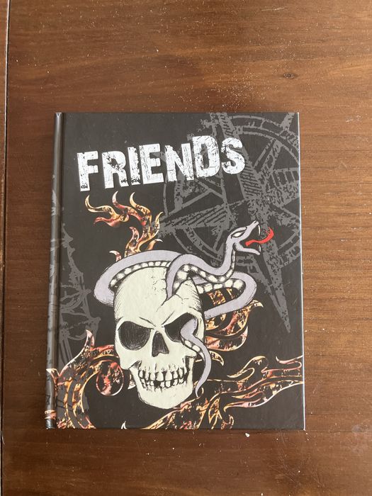 Comjunto de três livros para registo de amigos