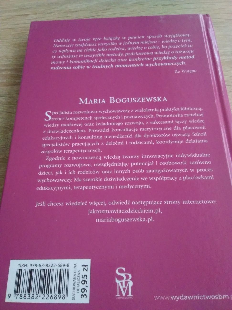 Książka Jak rozmawiać z dzieckiem M. Boguszewka