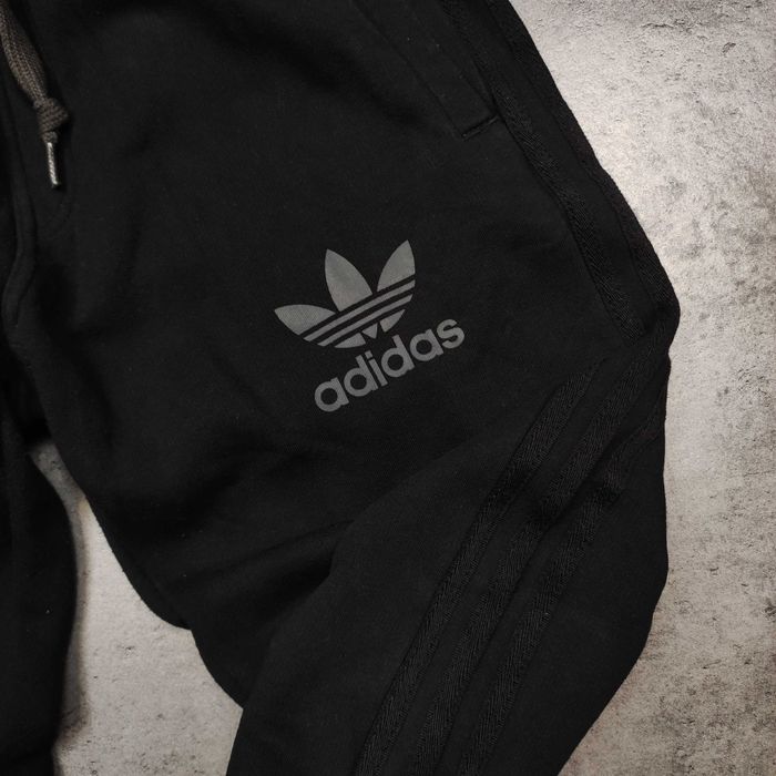 MĘSKIE Bawełna Spodnie Dresy Trening 3 Paski Adidas Originals Logo