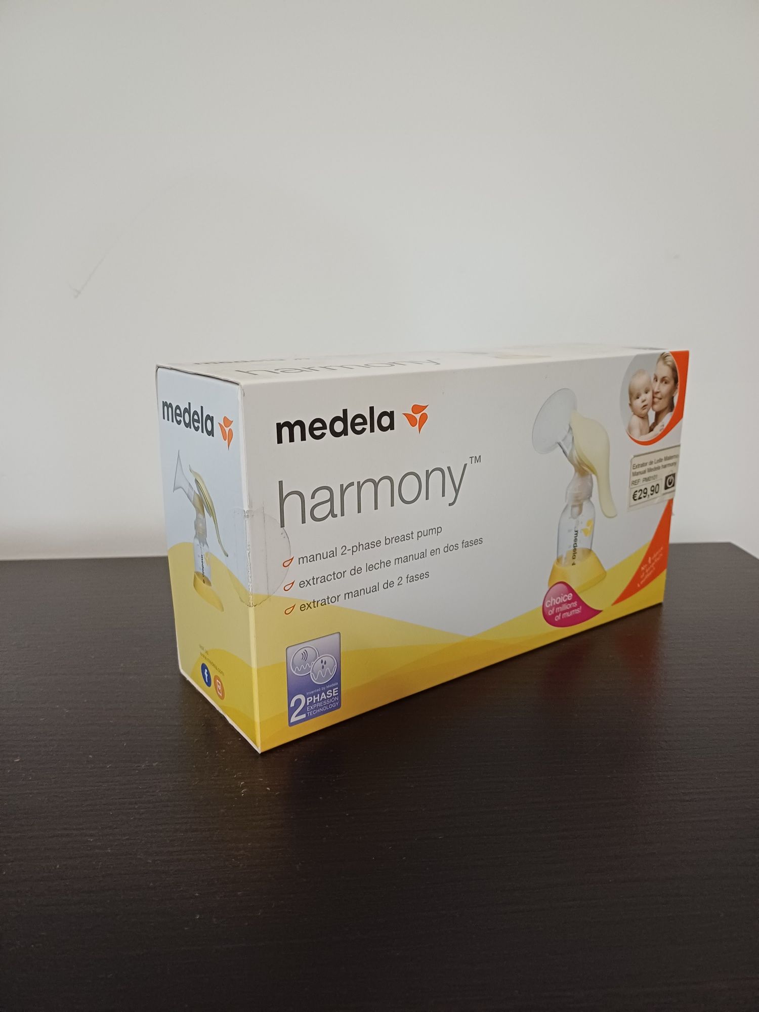 Extrator de leite materno manual Medela harmony - Novo