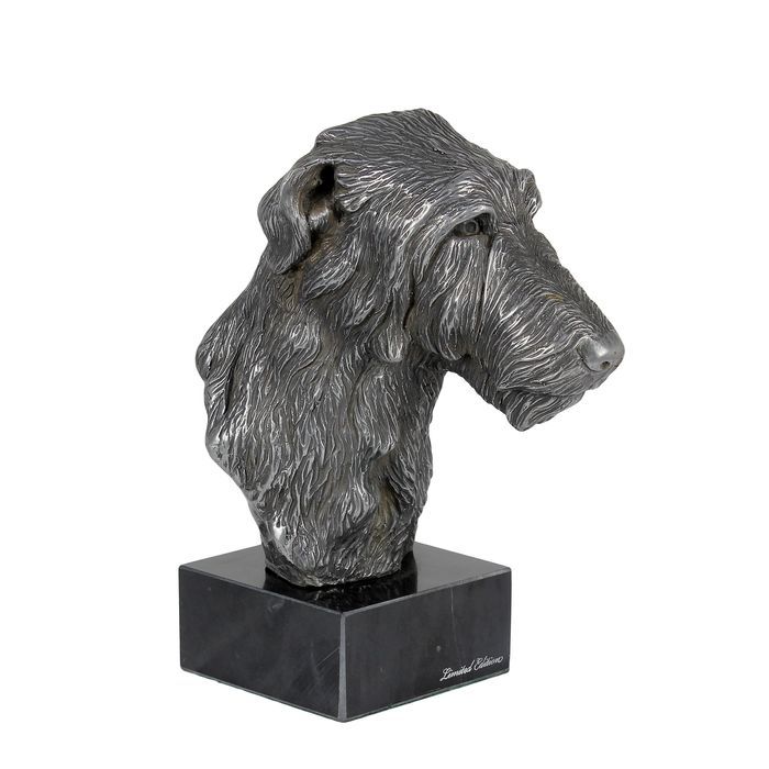Chart szkocki figurki srebrne na kamieniu Art-Dog