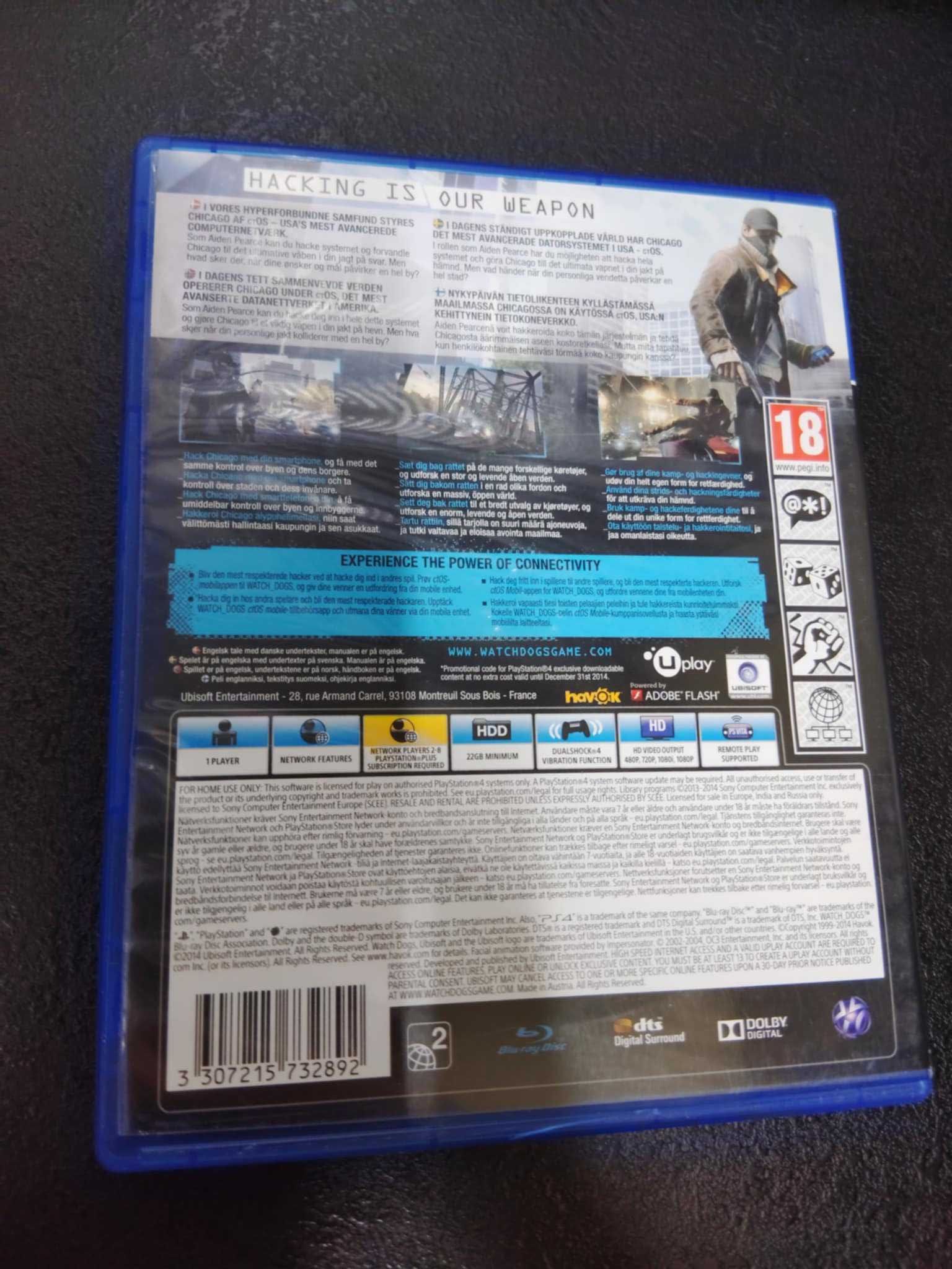 Watch Dogs PS4 Polskie napisy są w grze