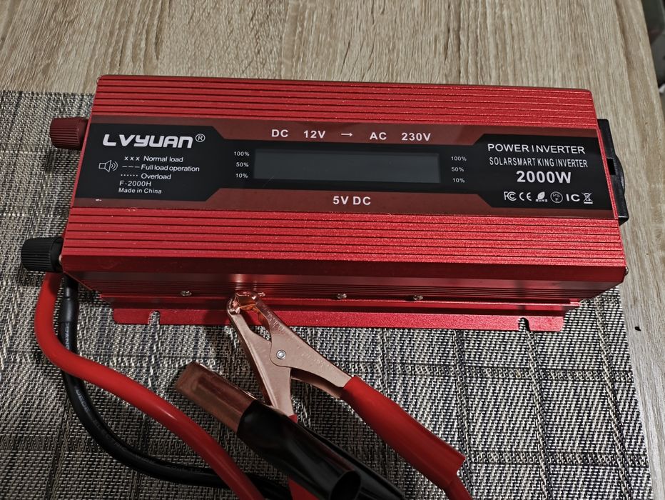 Зомавлено! Інвертор 12в 220в 2000w