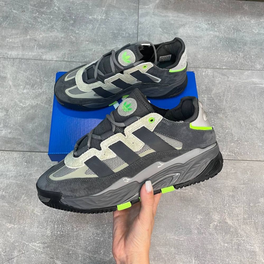 Кросовки Adidas Niteball Grey Green 41-45р/кросівки адідас