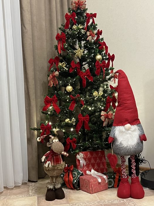 Штучна ялинка 1,5 м б/у в гарному стані