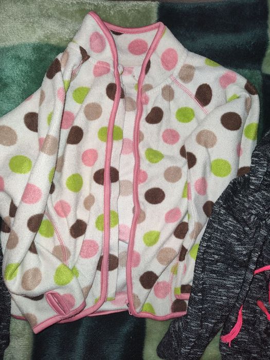 3 bluzy dla dziewczynki (bliźniaczek) 110-116 cm