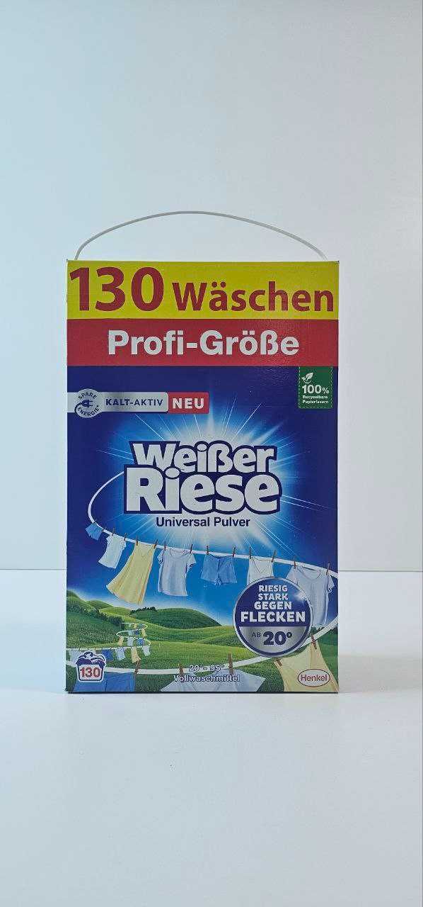 Пральний порошок Weiber Riese 6,5кг 130 прань Німеччина!