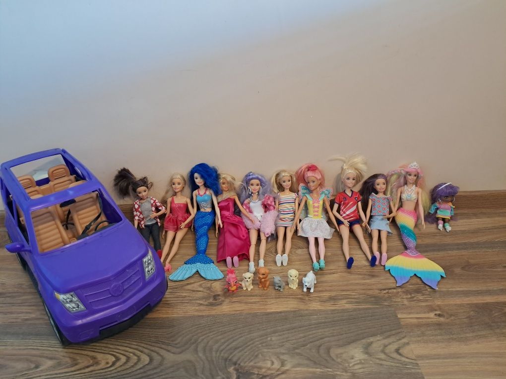 Lalki barbie zestaw