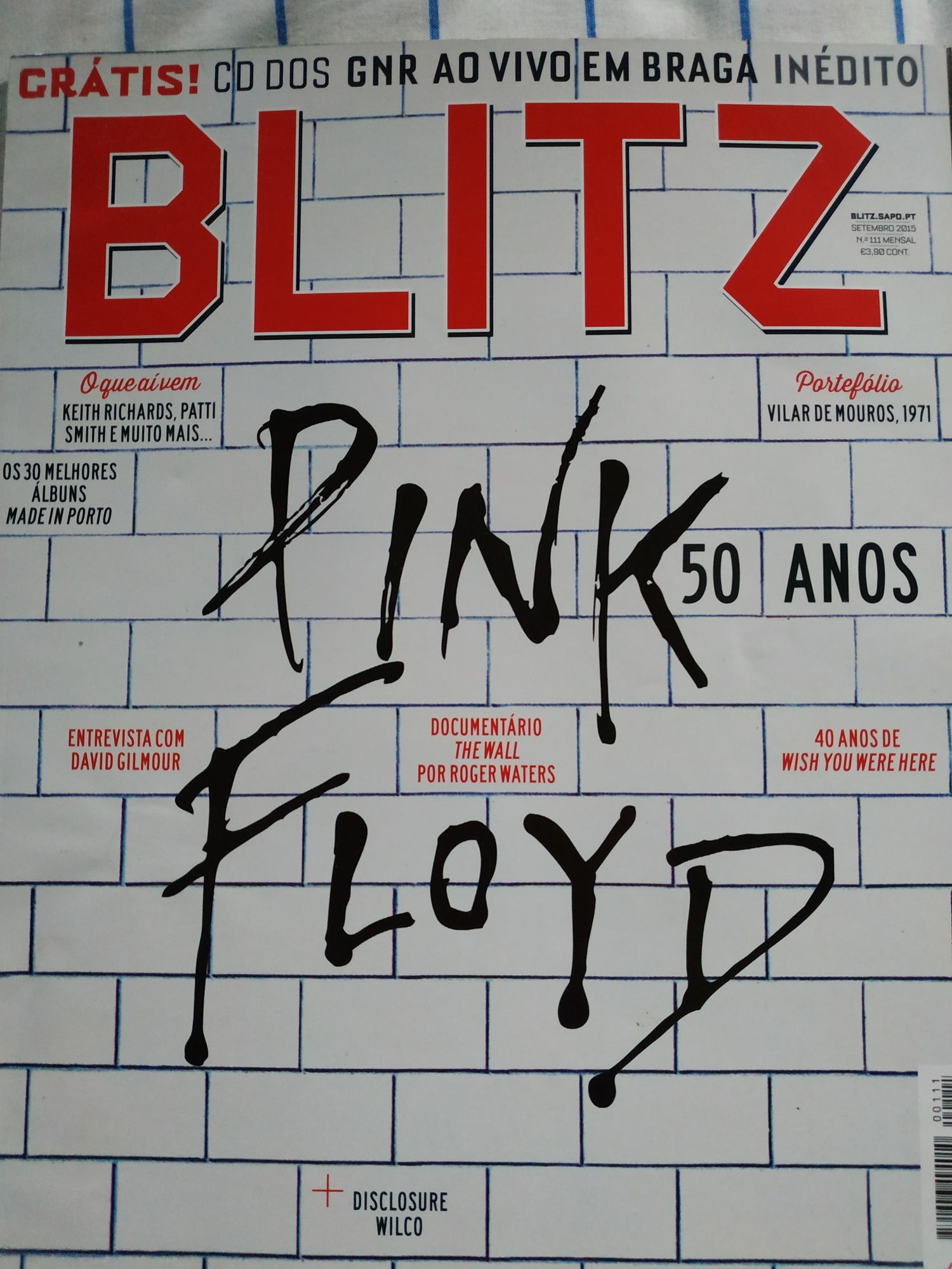 Revista Blitz 50 anos dos Pink Floyd