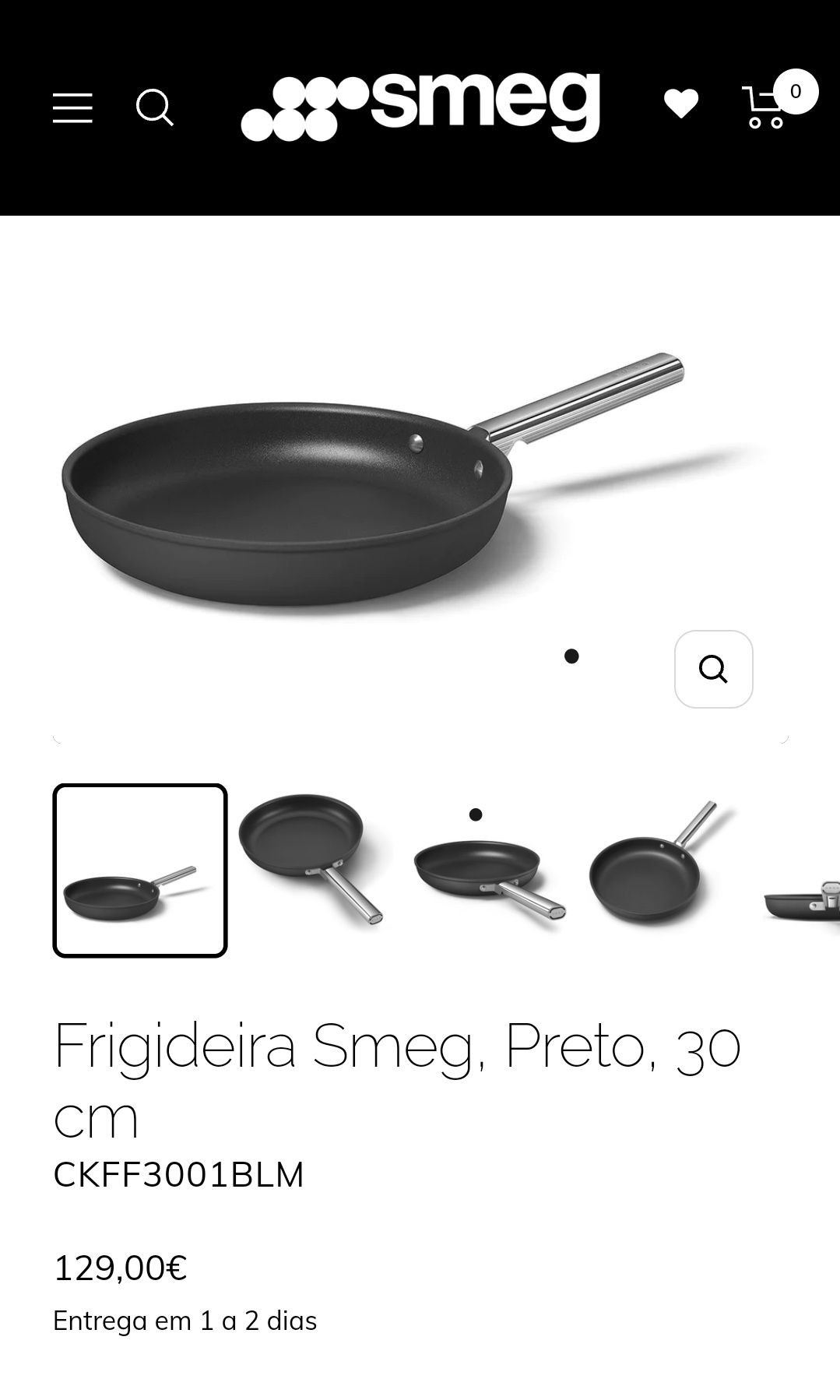 Frigideira Smeg Nova