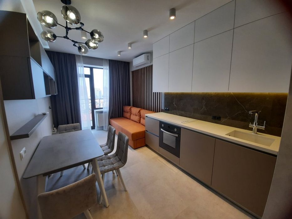 Кухня - студия и спальня в ЖК " Лимнос"/ Педагогическая