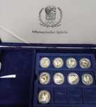Набір монет Срібло, Франция  Олімпійські ігри 1992, Альбервіль
