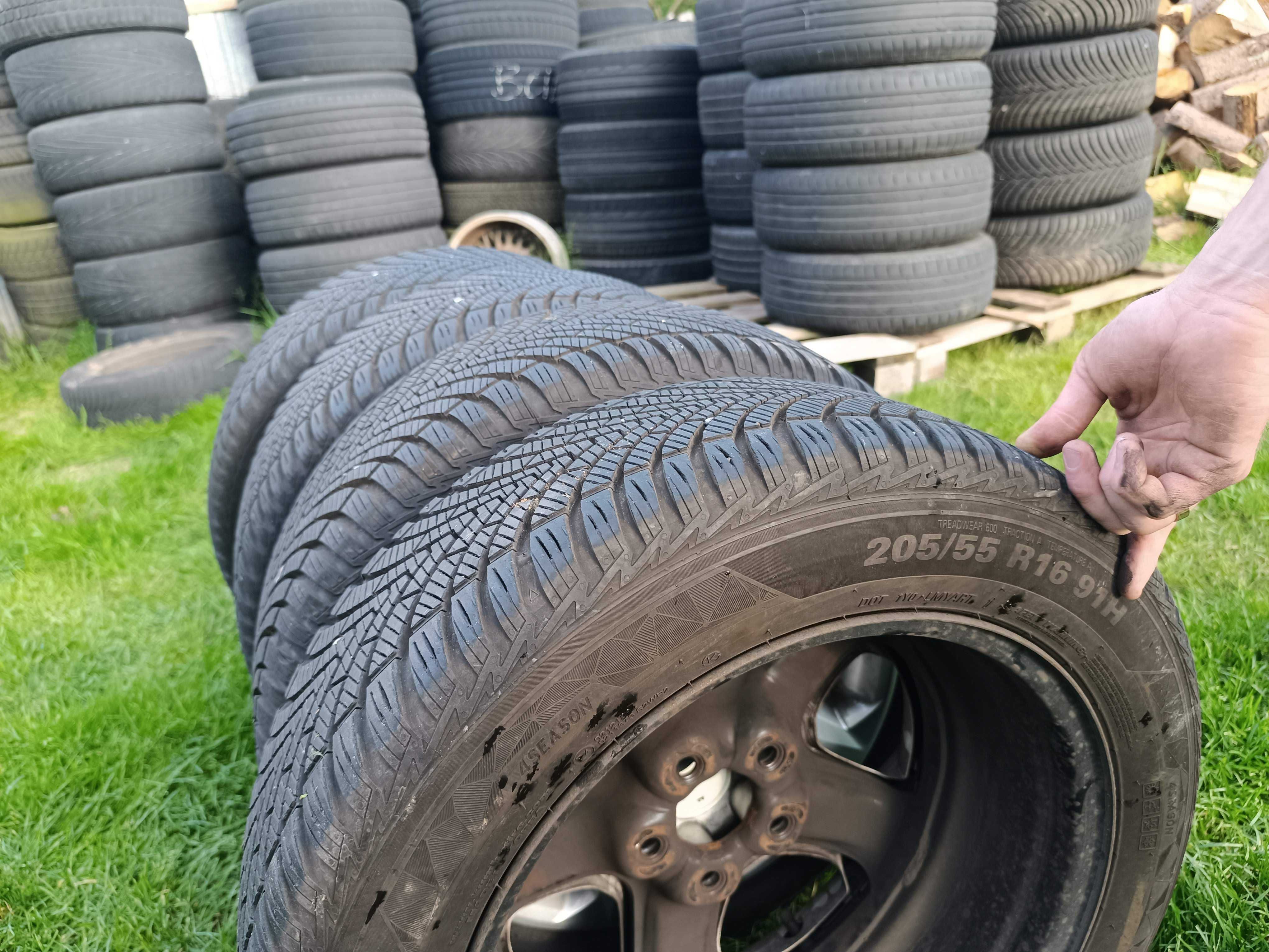 Opel Astra H felgi strukturalne 5x110 z oponami 205/55 r16 24r