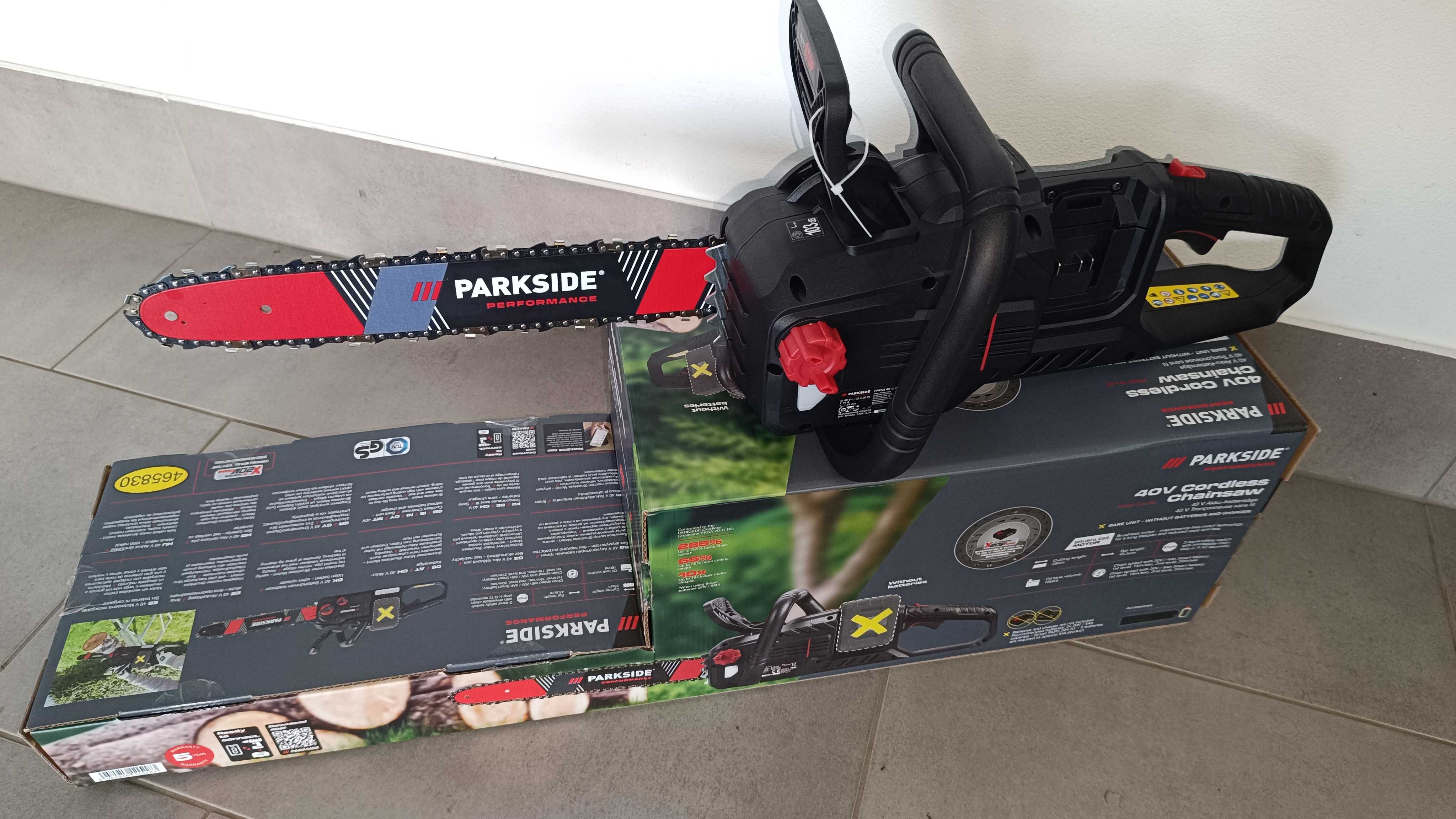 Parkside performance pilarka akumulatorowa 40v PPKSA 40 Li B2