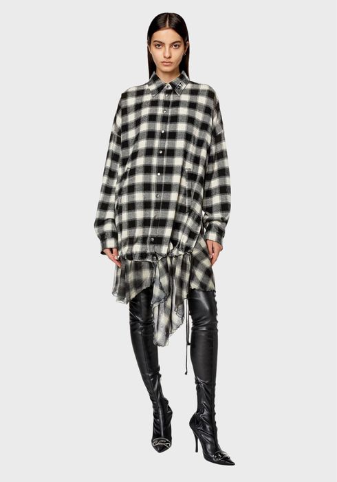 Diesel женское платье в клетку