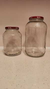 Słoik szklany do kiszenia ogórków, małosolne 2.5l 4l - 2 szt.