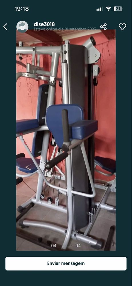 Máquina multifunçoes de ginásio/musculação BH