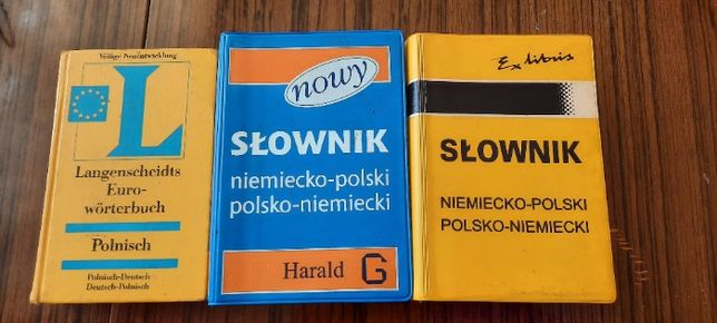 Sprzedam kieszonkowe słowniki Polsko- niemieckie