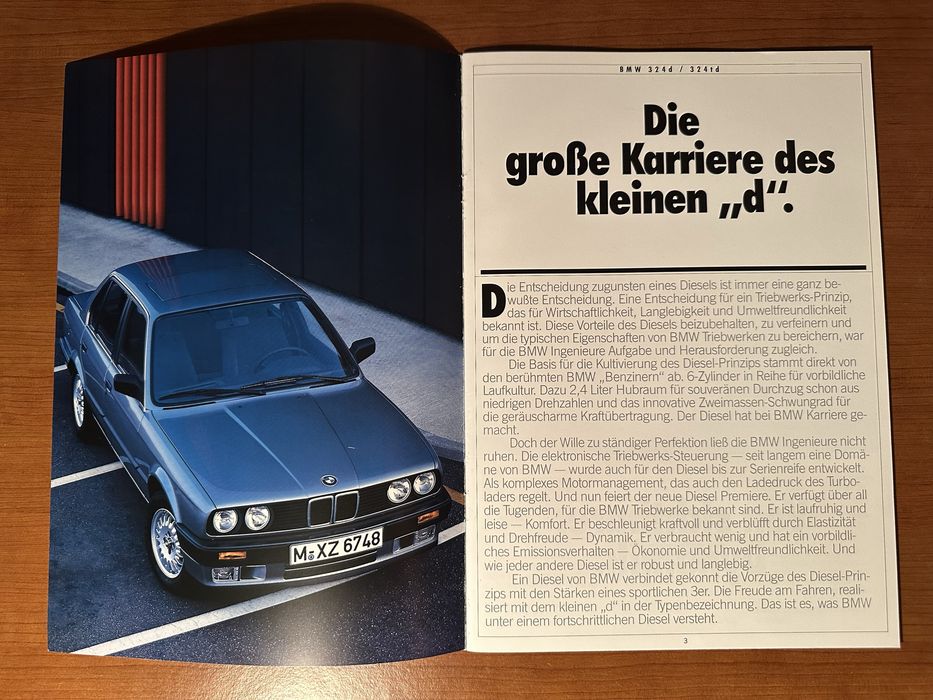 BMW e30, e28 оригинальная реклама