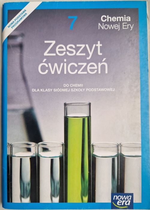 Zeszyt ćwiczeń do chemii dla klasy 7 szkoły podstawowej