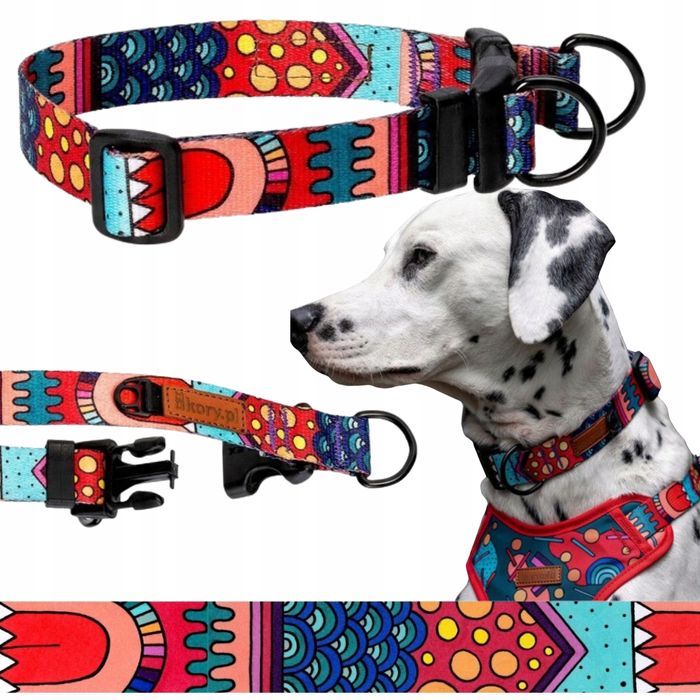 obroża z podwójnym zabezpieczeniem dla małego pieska jamnika s 15 mm