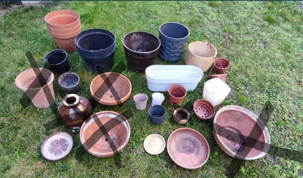 Donice doniczki podstawki