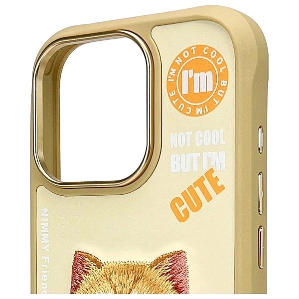 Etui Nimmy Cool&Cute 2.0 Cat na iPhone 16 Pro - zielone