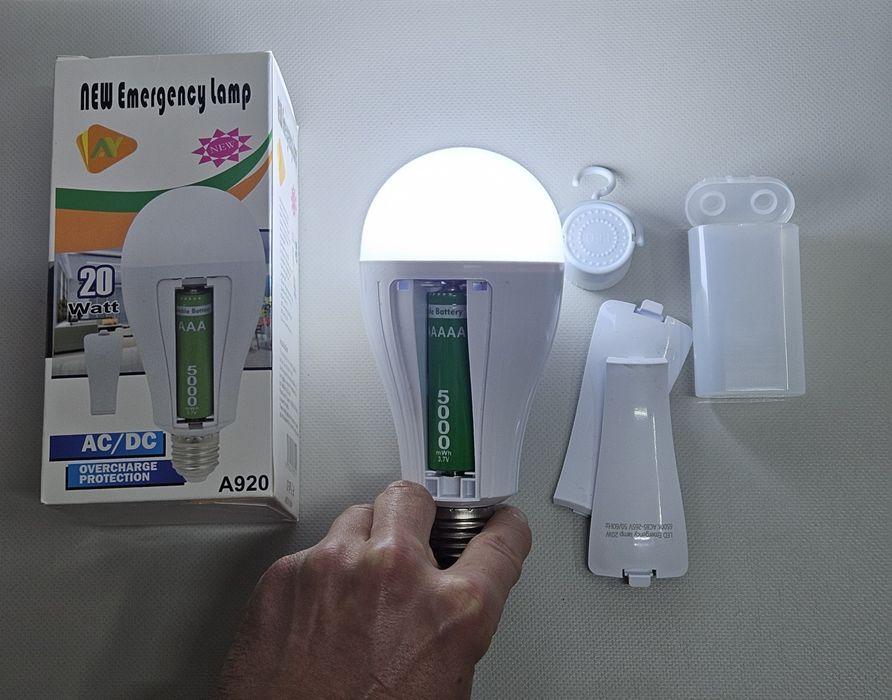 Лампа акамуляторна 18650 Е27