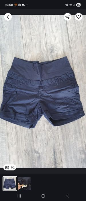 Ubrania ciążowe leginsy, koszula do karmienia, spodenki, sukienka