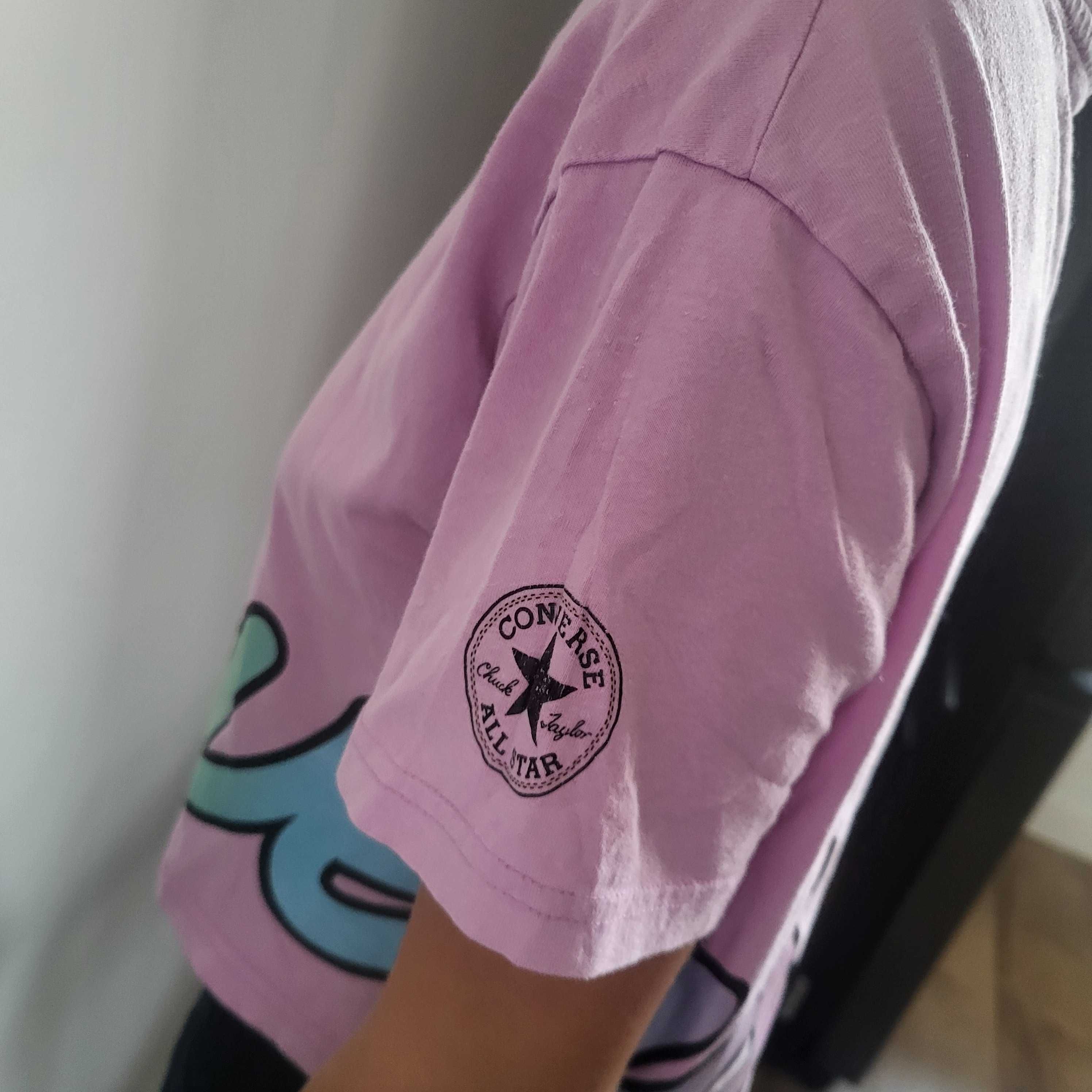 Prześliczna koszulka bluzka t-shirt Converse r. 128-140 stan super