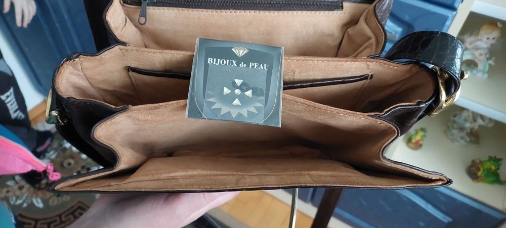 Сумка з шкіри крокодила Б.У ціна договірна