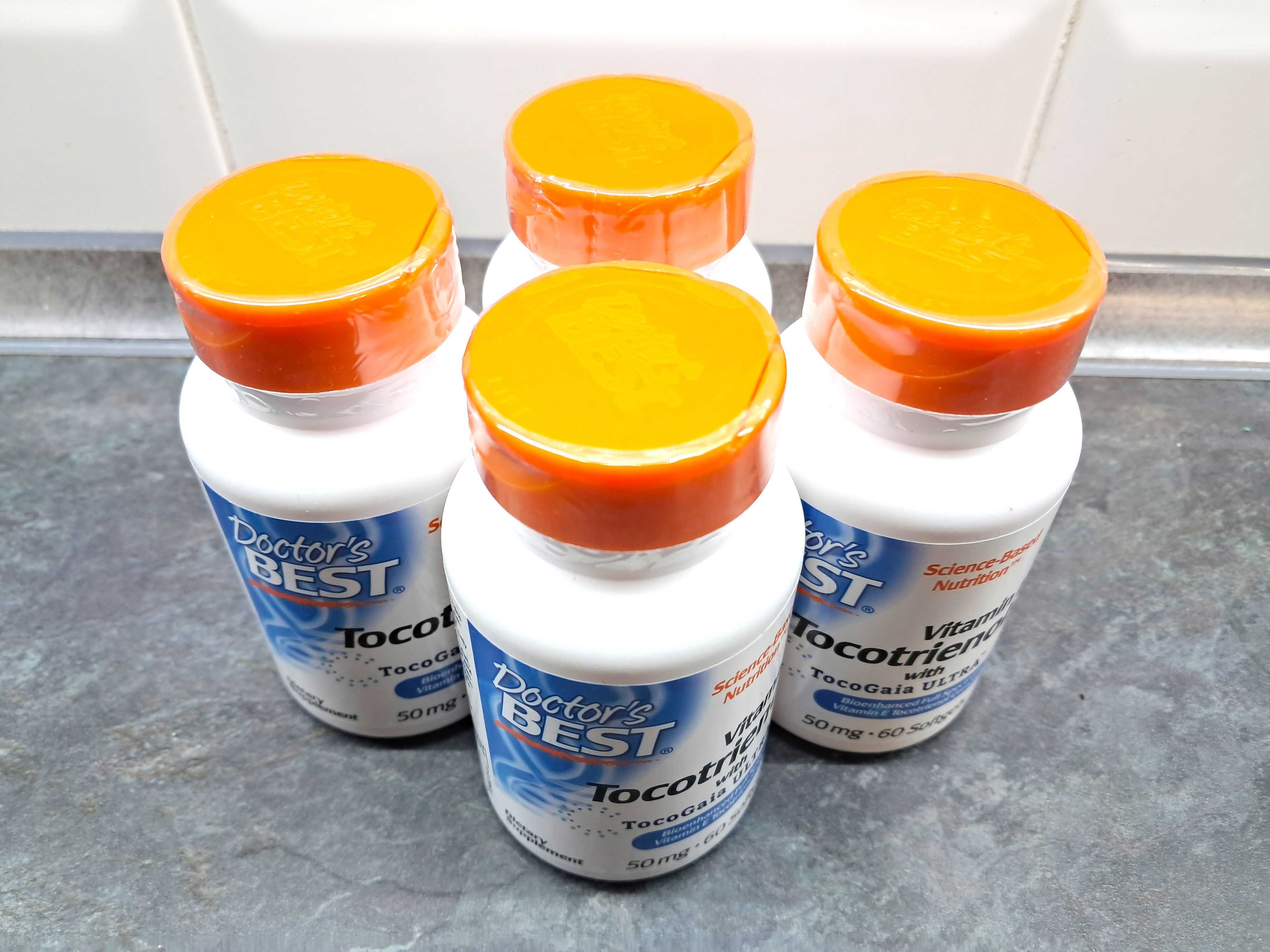 Doctors Best, Vitamin E Tocotrienols 50 мг (60 капс.), токотриенолы