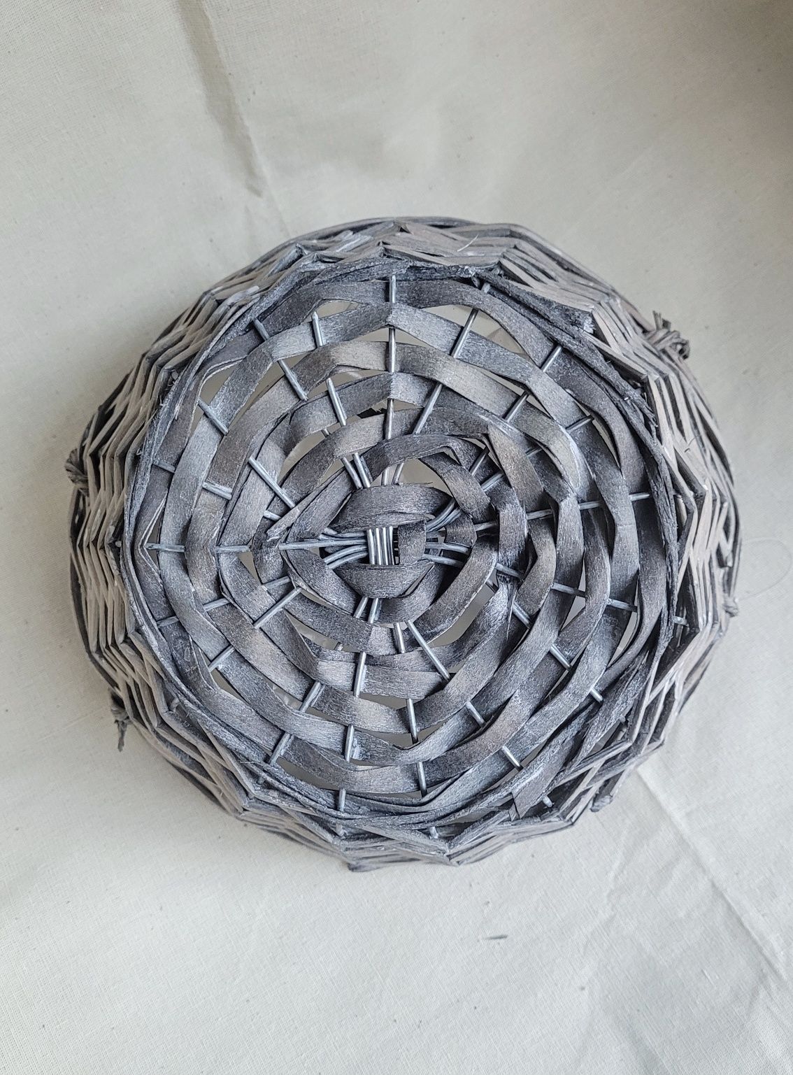 Koszyk wiklinowy osłonka wierzbowa Ø23 x 9,5 cm