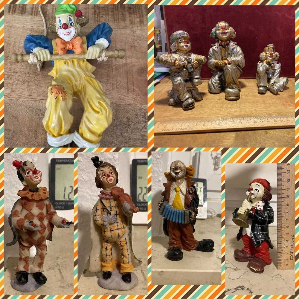 Два клоуна в 1 лоте Две статуэтки Сувенир Клоун Подарок Цирк Днепр