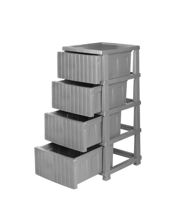 Комод білий, комод сірий ротанг