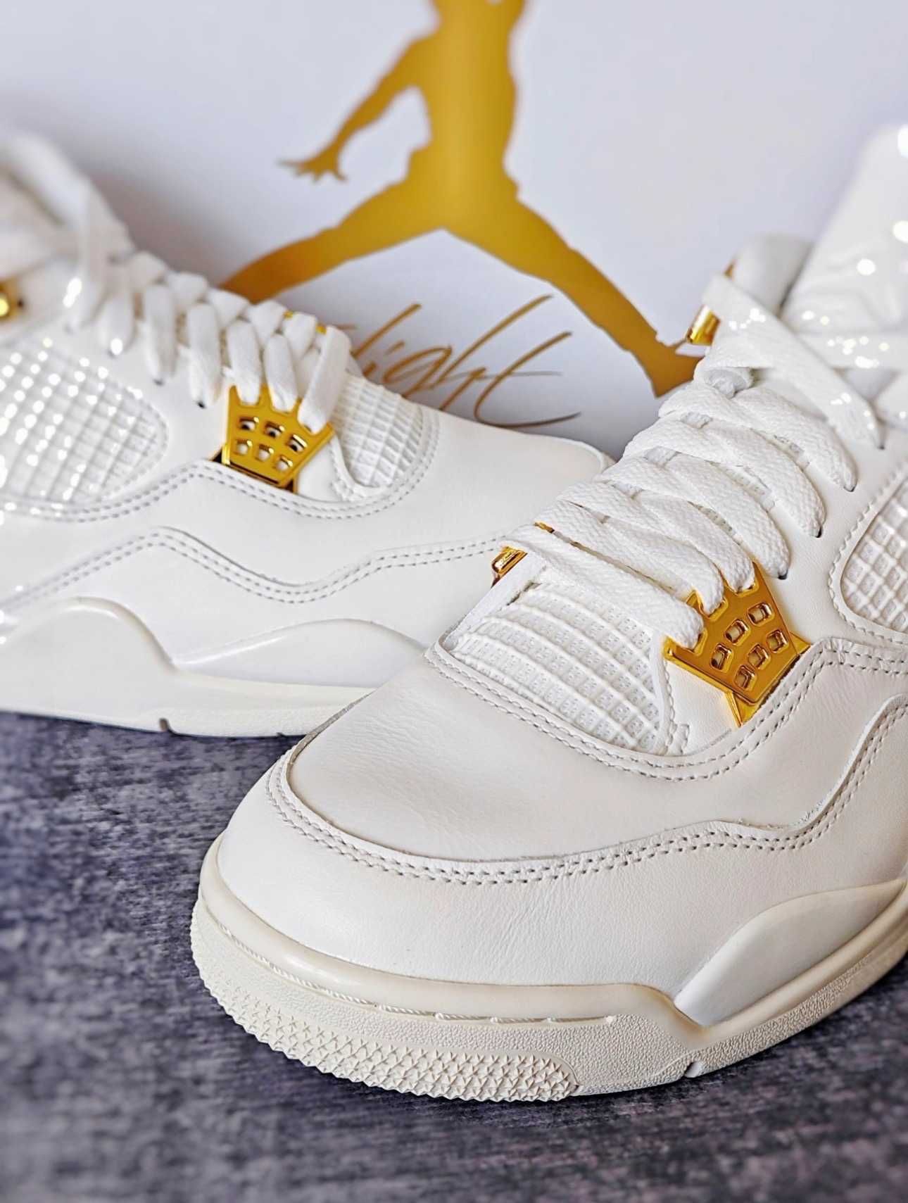 buty Espadryle JordanAirJordan4RetroMetallicGold Espadryle R.44