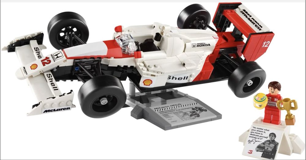 Lego ayrton senna novo