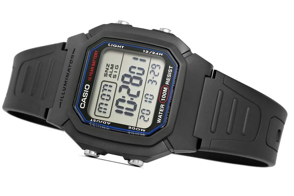 zegarek męski casio w-800h-1avdf + box