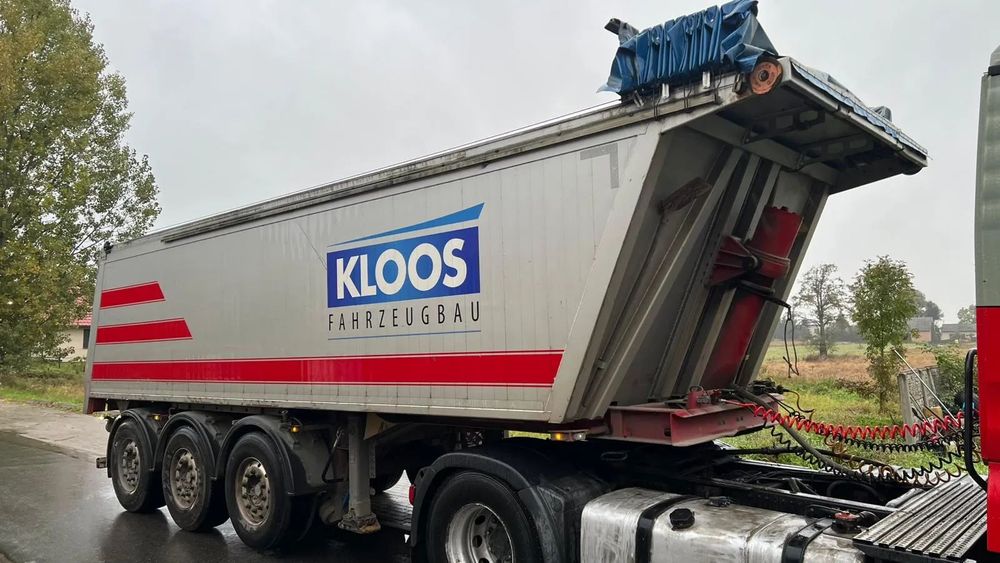 Lück Wywrotka  Kloos 33m3 JOST Tarcza Wahacz 4800kg Cała aluminiowa OKAZJA ZAMIANA