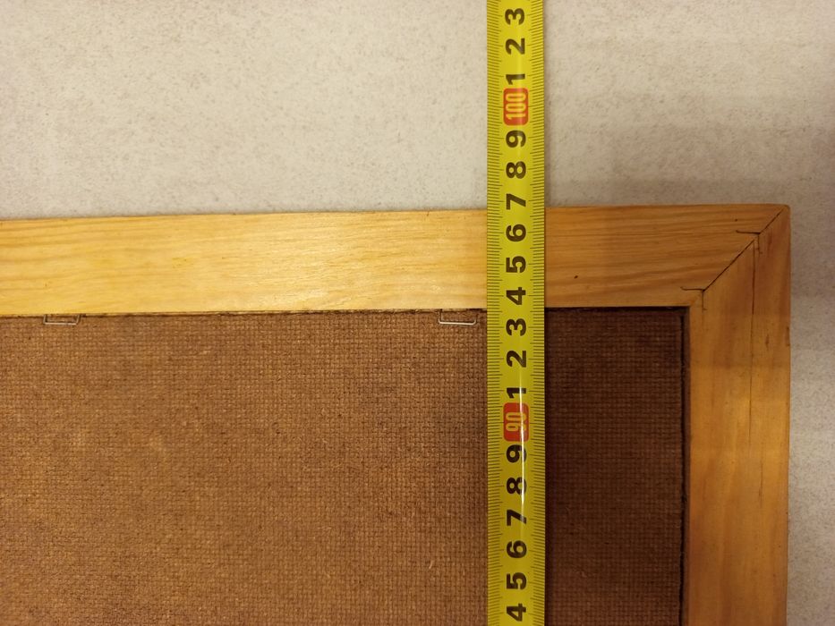 Obraz duży na ścianę w ramie drewnianej