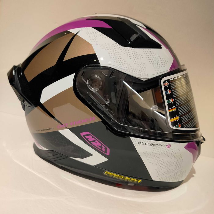 Capacete integral NZi Stream Trident senhora mota scooter novo