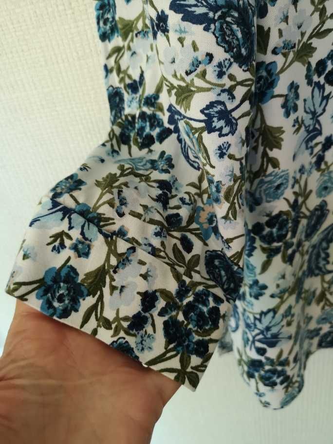 koszula bluzka koszulowa TU S/M wiskoza lato wiosna