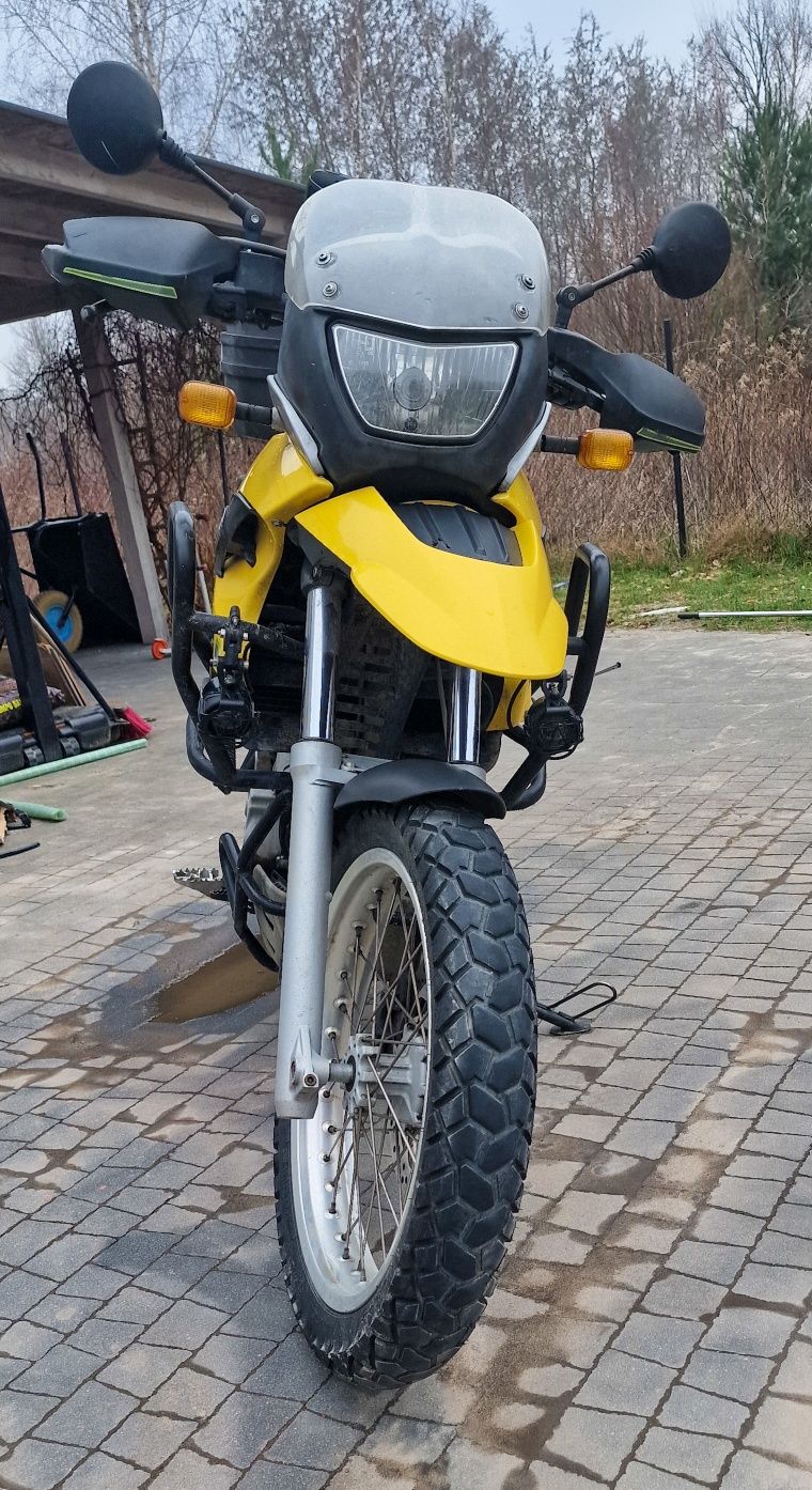 BMW f650 GS - obniżony, kufer centralny,