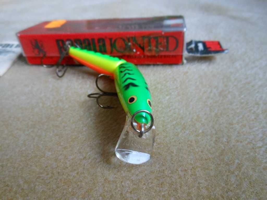 wobler rapala jointed made in finland wędka kołowrotek casting