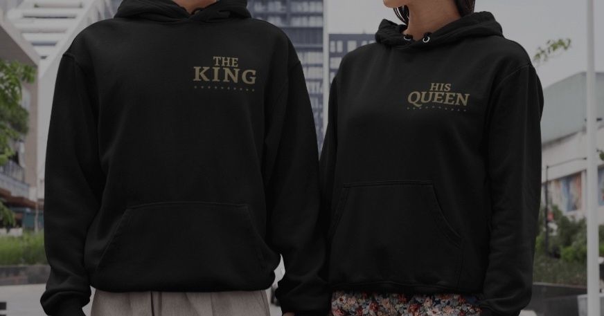 Bluza king and queen prezent walentynki dla par