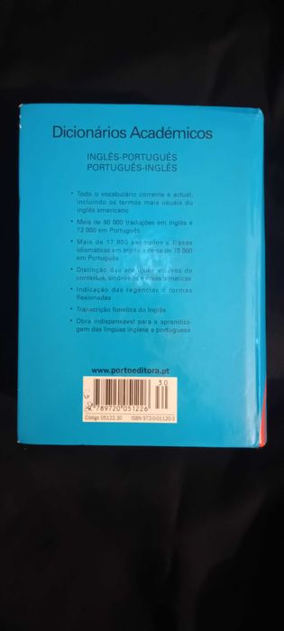 Dicionário Académico de Português-Inglês Nova Edição