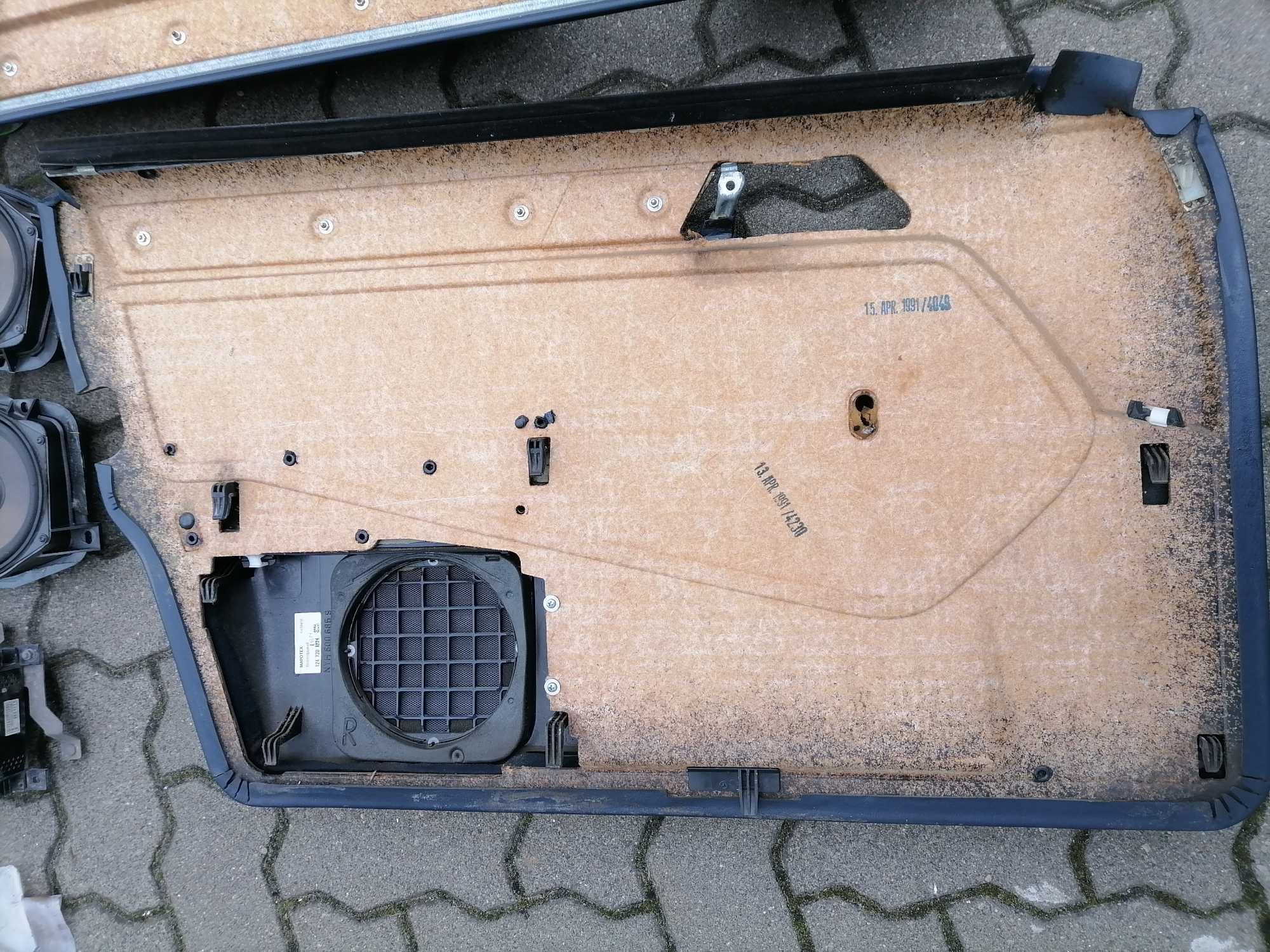 Mercedes w124 sedan kombi active bass system kod 814 kompletny