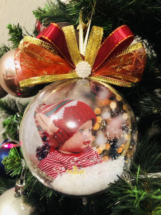 Новогодние шары с фото!